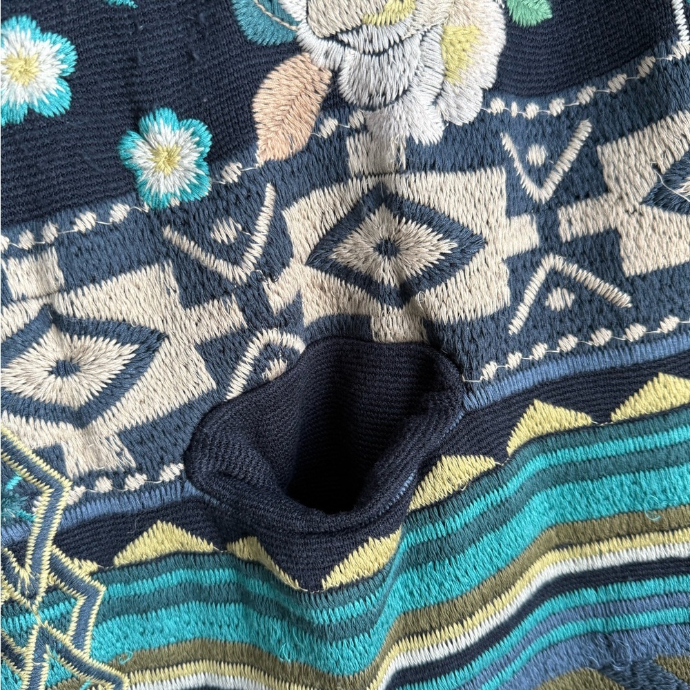 Colorful Patterned Knit Cardigan - Picture 5 of 6